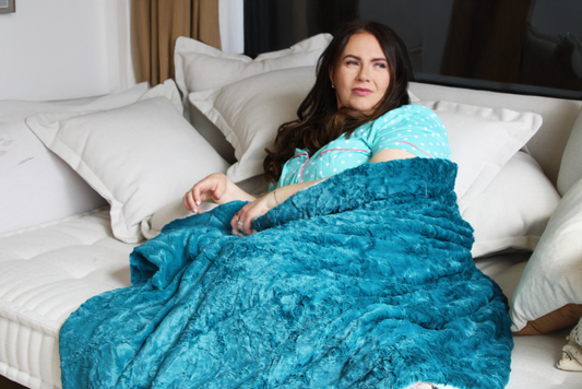 Marble Minky Blanket