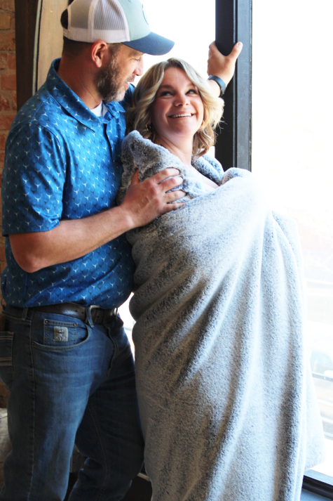 Snow Bunny/Frosted Kodi Minky Blanket